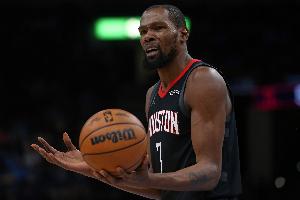 正負值+19！杜蘭特半場砍20+3&連續(xù)第30場對開拓者砍20+ 歷史第一