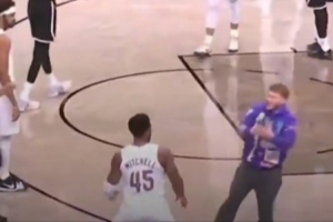 騎士隊記：沖進場試圖與米切爾合影球迷被NBA終身禁止觀賽！