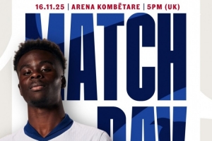 收官戰(zhàn)！英格蘭發(fā)布對陣阿爾巴尼亞海報：薩卡單人出鏡