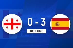 半場(chǎng)-西班牙暫3-0格魯吉亞 費(fèi)蘭造點(diǎn)+破門(mén)奧亞薩瓦爾傳射