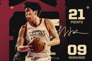 21分9板3帽！美網(wǎng)友：楊瀚森當代移動長城！快召回&他必成球星！