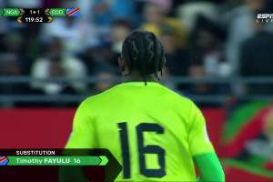 民主剛果第120分鐘換門將！點(diǎn)球大戰(zhàn)兩次撲點(diǎn)，送尼日利亞出局