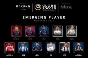 環(huán)足獎2025年最佳新星候選：內(nèi)維斯、斯凱利、赫伊森、杜埃在列