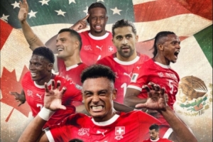 連續(xù)6屆晉級(jí)世界杯，瑞士隊(duì)官方發(fā)文慶祝