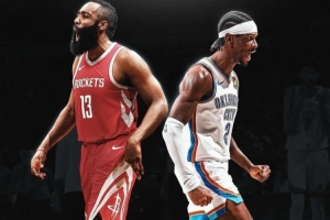 鍵盤(pán)俠|同樣是擅造犯規(guī)的進(jìn)攻殺器 但在季后賽巔峰哈登沒(méi)SGA強(qiáng)？