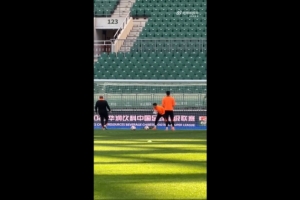 京媒：郭全博今日踩場，明天或許首次在工體面對老東家國安