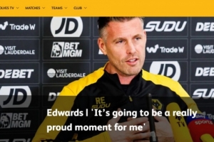 狼隊(duì)新帥愛德華茲：迫不及待首秀，這是11年前執(zhí)教U18時的愿望