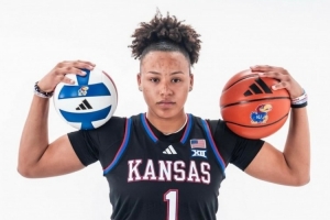卡特·布萊恩特妹妹承諾堪薩斯大學！將代表女籃和女排出戰(zhàn)NCAA