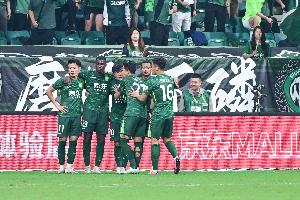 北京國安本場16次射正，是2012年以來國安單場中超射正次數(shù)第二多