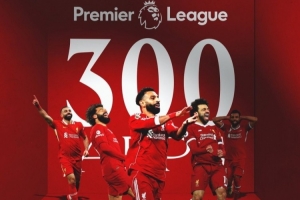 188球89助攻！利物浦官方：薩拉赫解鎖紅軍生涯英超300場里程碑