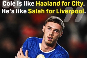 馬雷斯卡談帕爾默重要性：就像哈蘭德之于曼城，薩拉赫之于利物浦