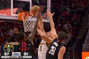 為噴火龍正名！約基奇點(diǎn)飛申京 突破內(nèi)線單臂隔扣&個(gè)人連得9分！