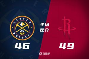 謝潑德超神半場11中8爆砍20分 火箭反超領(lǐng)先掘金3分進(jìn)入下半場