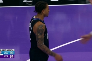 一波流了！雷霆連中三分轟出一波22-0直接反超10分以上