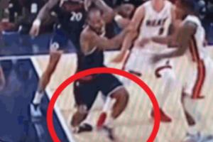 ??小卡扭傷腳踝瞬間：踩到拉松鞋面失衡 致腳踝90°嚴(yán)重扭傷