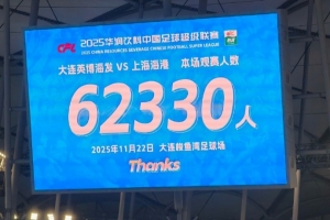 朱藝曬照對比：本年度職業(yè)聯(lián)賽最高觀眾人數(shù)比蘇超決賽多1個人