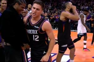 最后1分鐘領(lǐng)先8分后連續(xù)失誤！華子關(guān)鍵2罰不中 吉萊斯皮跳投絕殺