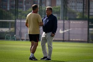 拉波爾塔：重建諾坎普是巴薩歷史最重要項(xiàng)目，今天我們讓球迷自豪