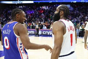 哈登狂砍55分！馬克西發(fā)推致敬：登哥冷酷無敵?????♂???