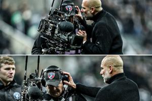 英媒：瓜帥輸球后與攝影師發(fā)生沖突，不滿他拍攝瓜和吉馬良斯交流