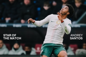 3次搶斷+4次攔截！桑托斯當選對陣伯恩利一役切爾西隊內最佳球員