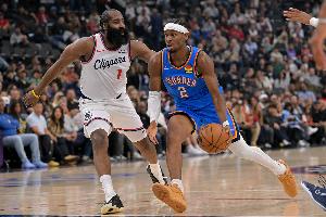 比肩MVP榜前二！本賽季僅3人至少砍下55分：約基奇、SGA、哈登