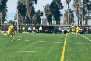 劉凱源代表比利亞雷爾U16A隊(duì)首發(fā)，打進(jìn)個(gè)人本賽季第二粒進(jìn)球