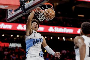 新鷹王？杰倫·約翰遜最近5場(chǎng)場(chǎng)均25分11.8板9.2助2.4斷