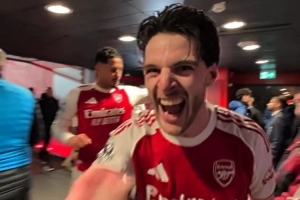 北倫敦德比大勝！阿森納社媒曬球員通道慶祝視頻