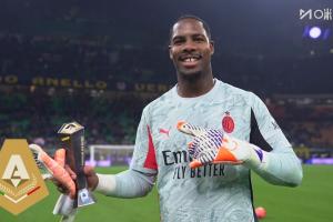 實至名歸！邁尼昂6次撲救當(dāng)選米蘭1-0國米一役全場最佳