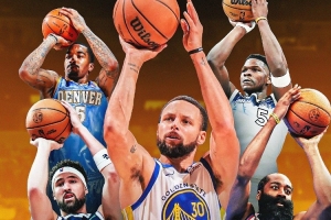 單場10+三分場次排行！庫里27次斷檔領先 克萊9次排第二