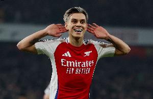 本賽季槍手參與進球榜：特羅薩德10球居首，賴斯、埃澤各7球