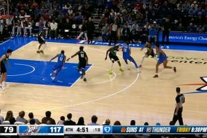 第10次出手了！楊瀚森底角三分再投 這球三不沾了……