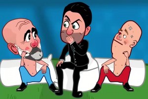 外網(wǎng)動畫惡搞：阿爾特塔對昨晚的結(jié)果笑到肚子疼！